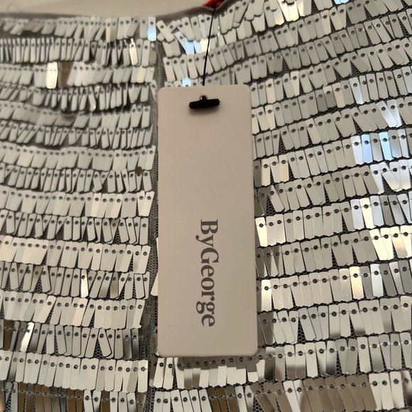 SIMON MILLER- SEQUIN ROBO PANT IN SATELLITE SILVER - Picture 8 of 10